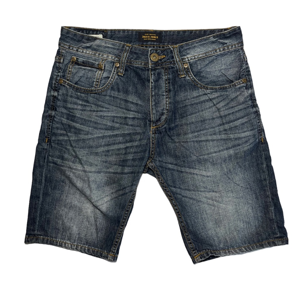 Jack & Jones Regular Fit Jean Shorts Size Small